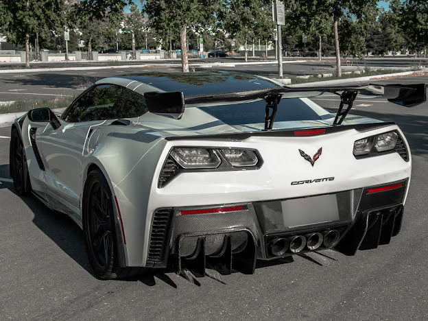 2014-2019 Corvette C7 Performance Track Style *ADD-ON* Rear Bumper Diffuser